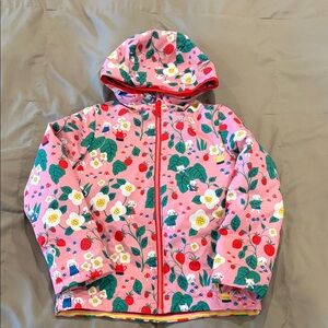Girls Mini Boden Lined Raincoat, Size 8-9